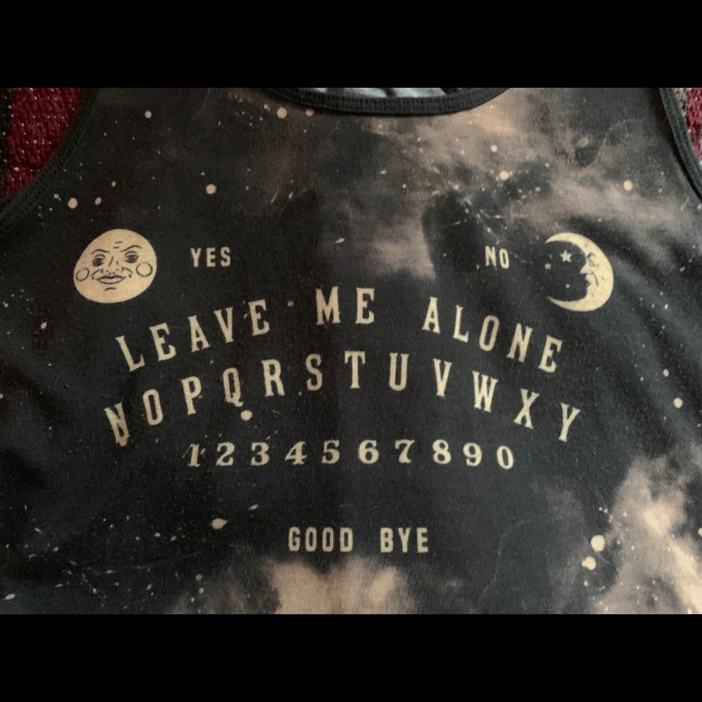 Ouija Board style tank top